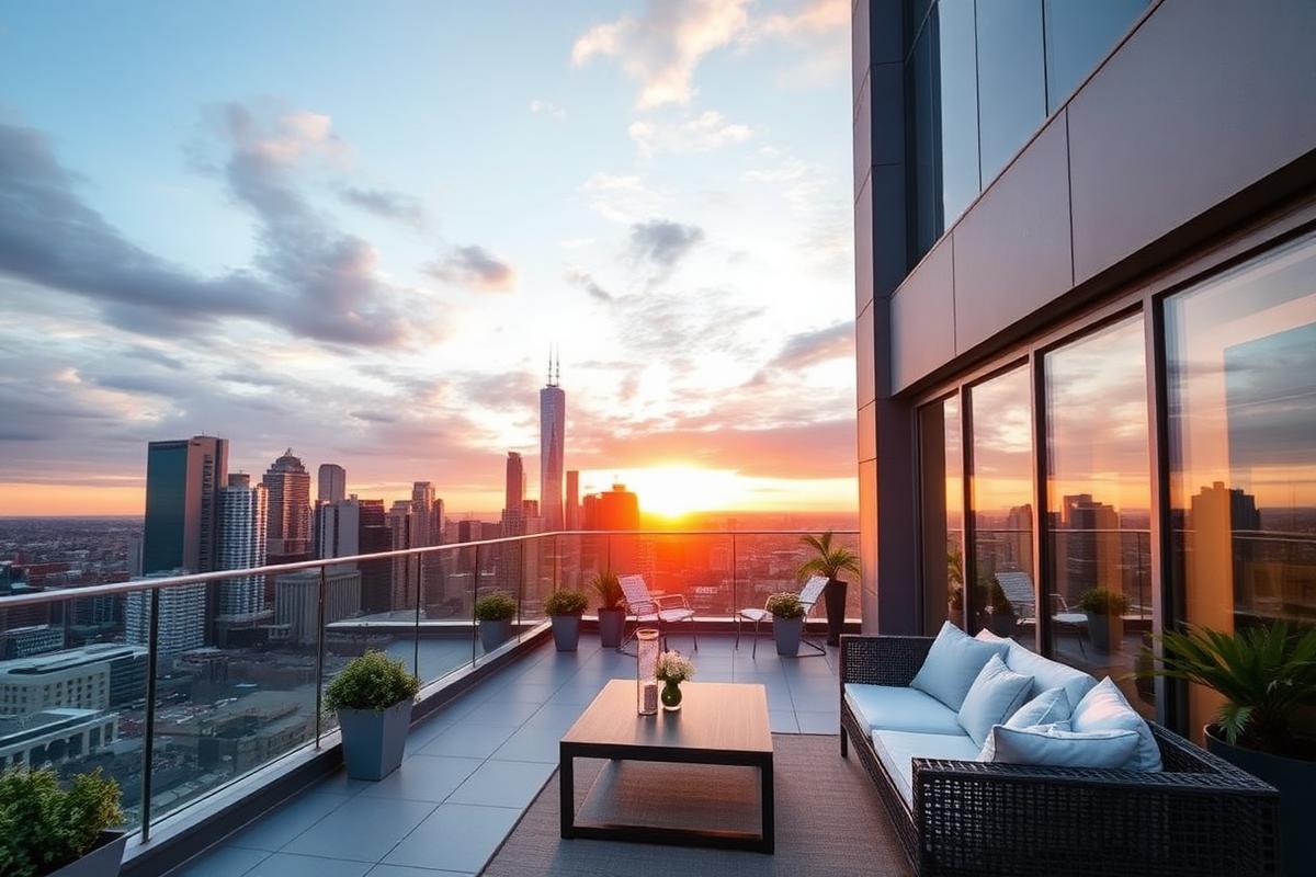 Penthouse T2 com terraço panorâmico